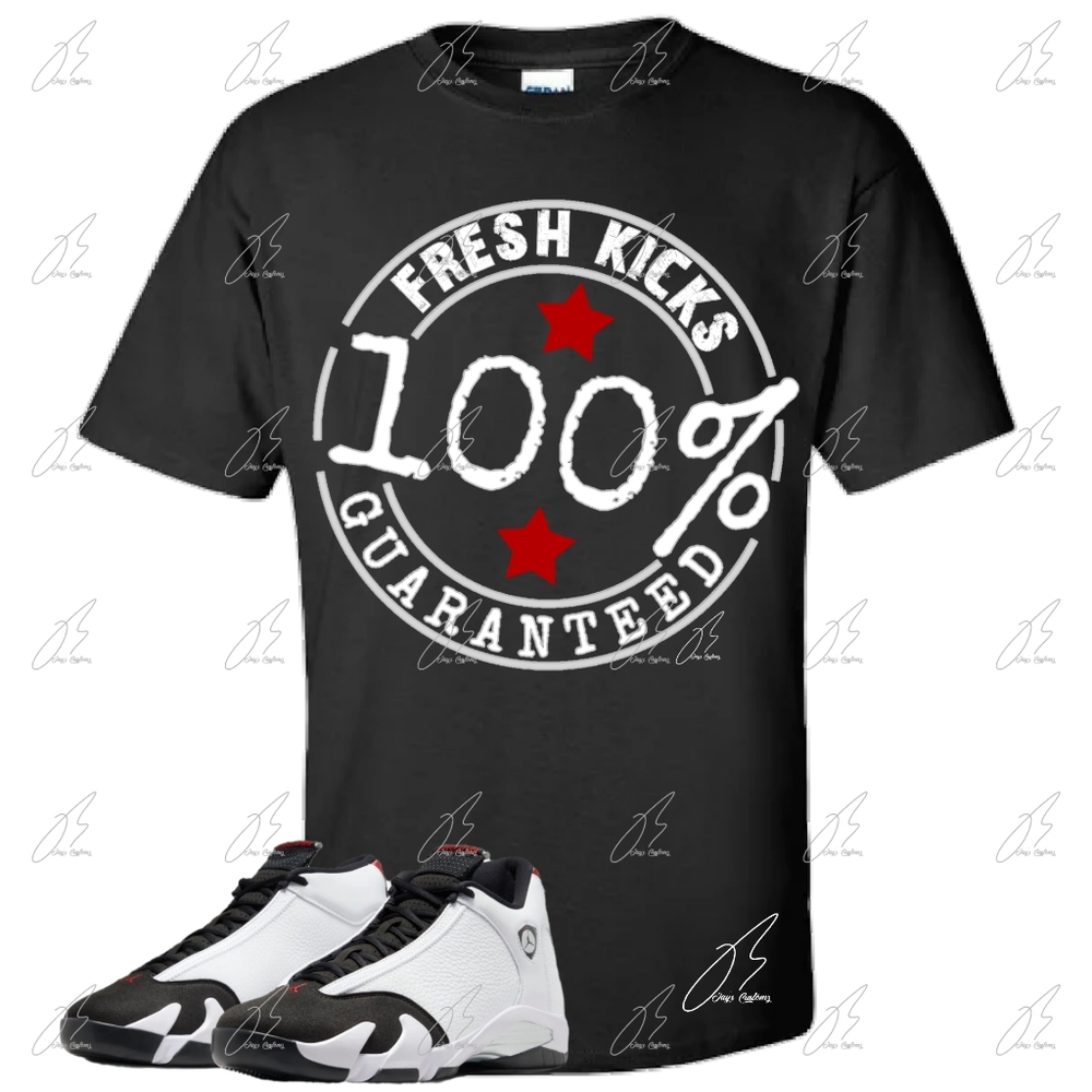 Jordan 14 Black Toe Matching Shirt,Fresh Kicks Graphic Tee,Best Gift,Christmas,B